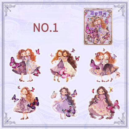 Butterfly Maiden Stickers