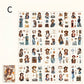 Vintage Character Sticker Book