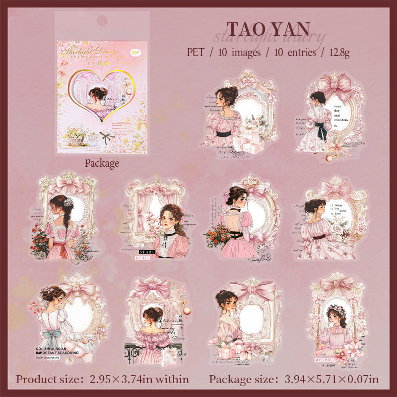 Girl Character Sticker Pack