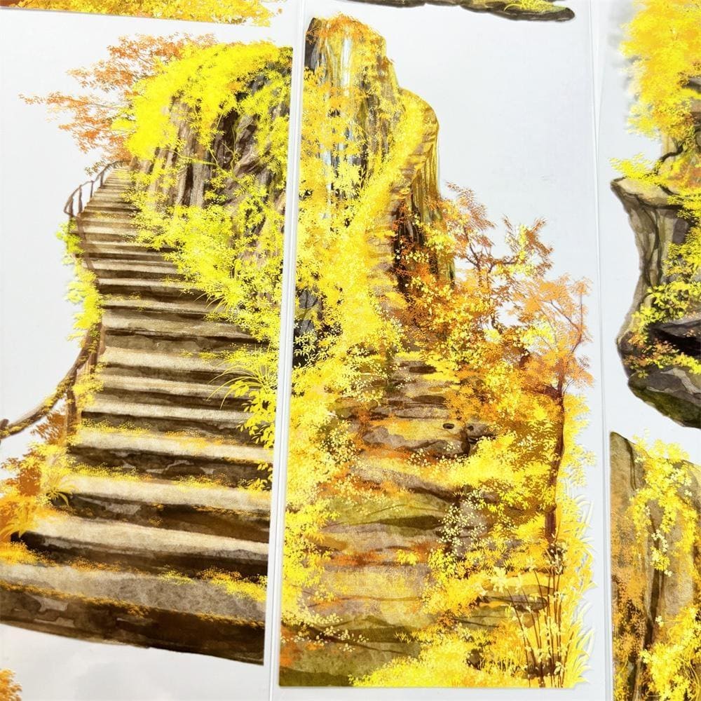 Autumn Stone Steps PET Tape – One Loop