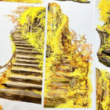 Autumn Stone Steps PET Tape – One Loop