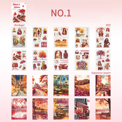 Autumn in Paris Sticker Book