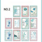 50PCS Lace Series Scrapbook Paper