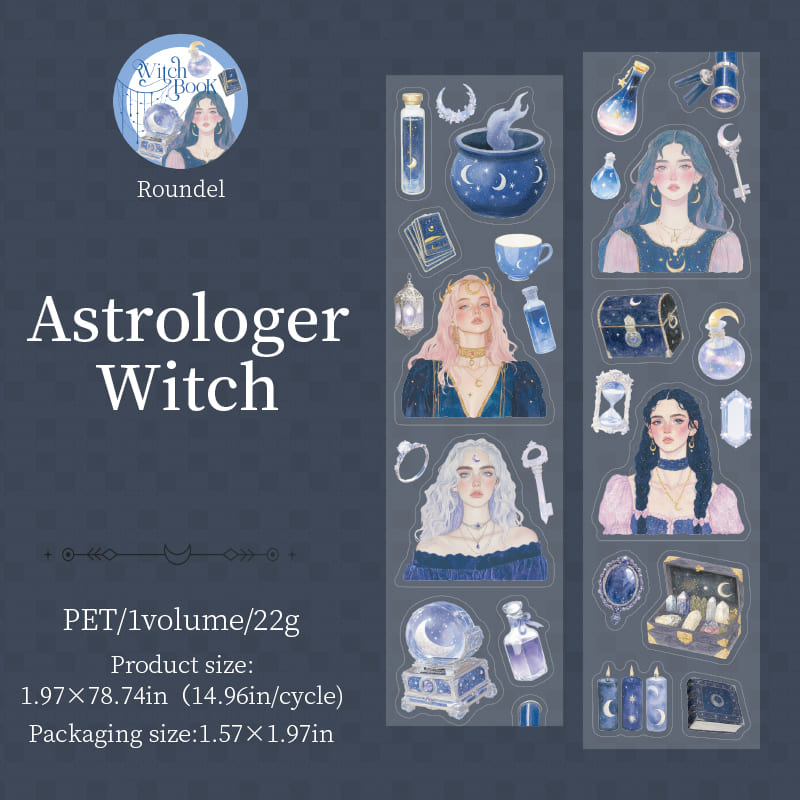 Witch Energy Illustrated Series PET Tape