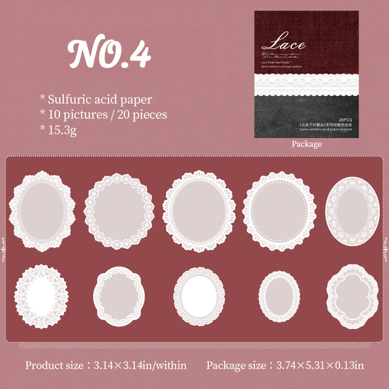 Vintage Lace Sticker