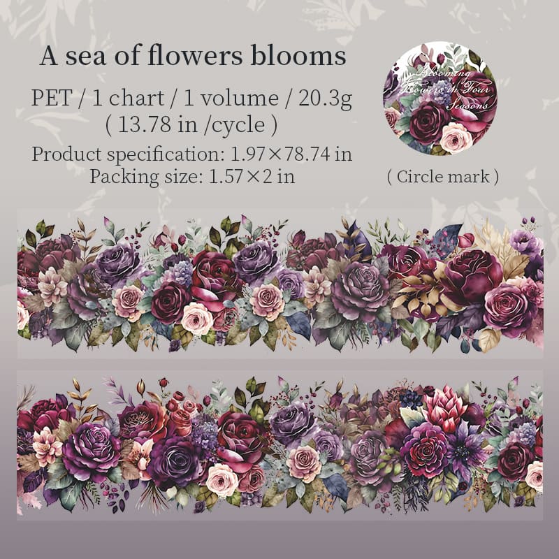 Blooming All Seasons PET Tape