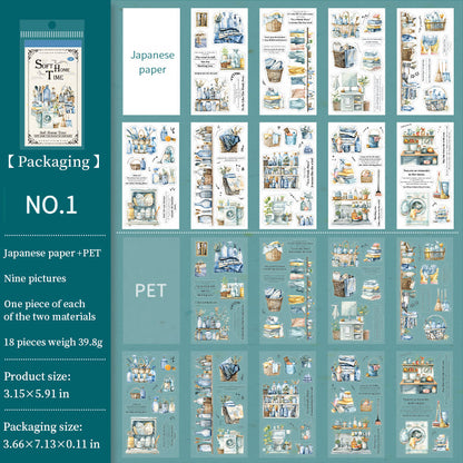 Staying Home Time Sticker Book