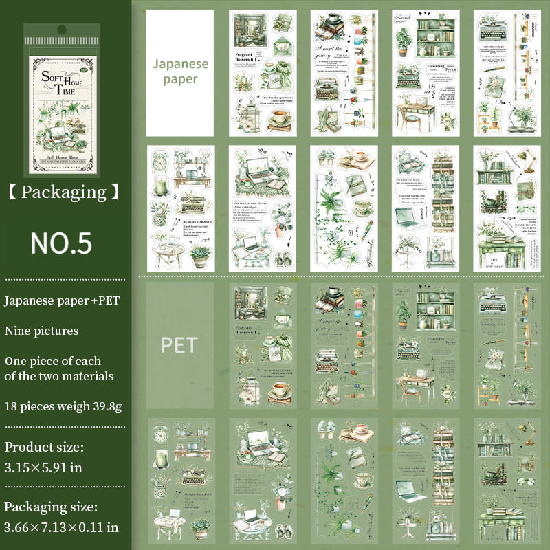 Staying Home Time Sticker Book