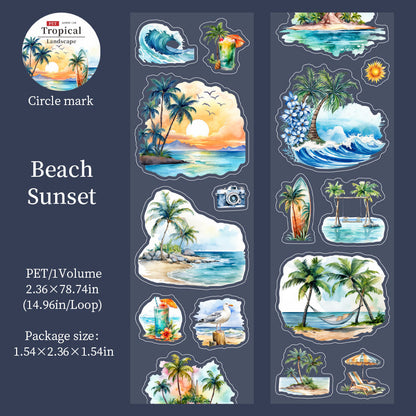 Tropical Landscape Series PET Tape