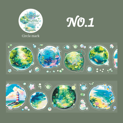 Worlds in Bubbles PET Tape
