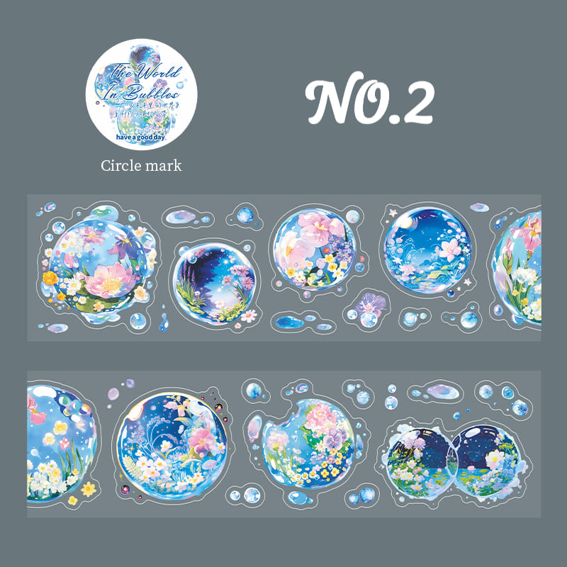 Worlds in Bubbles PET Tape