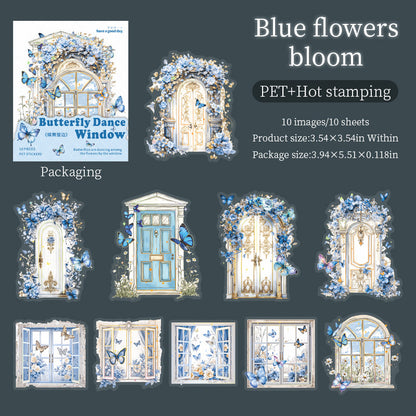 Butterfly Window Theme Sticker