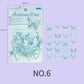Quartz Butterfly Themed Sticker