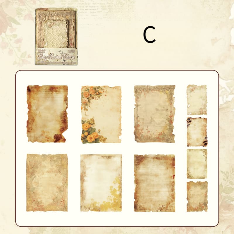Flower Theme Relief  Scrapbook Paper
