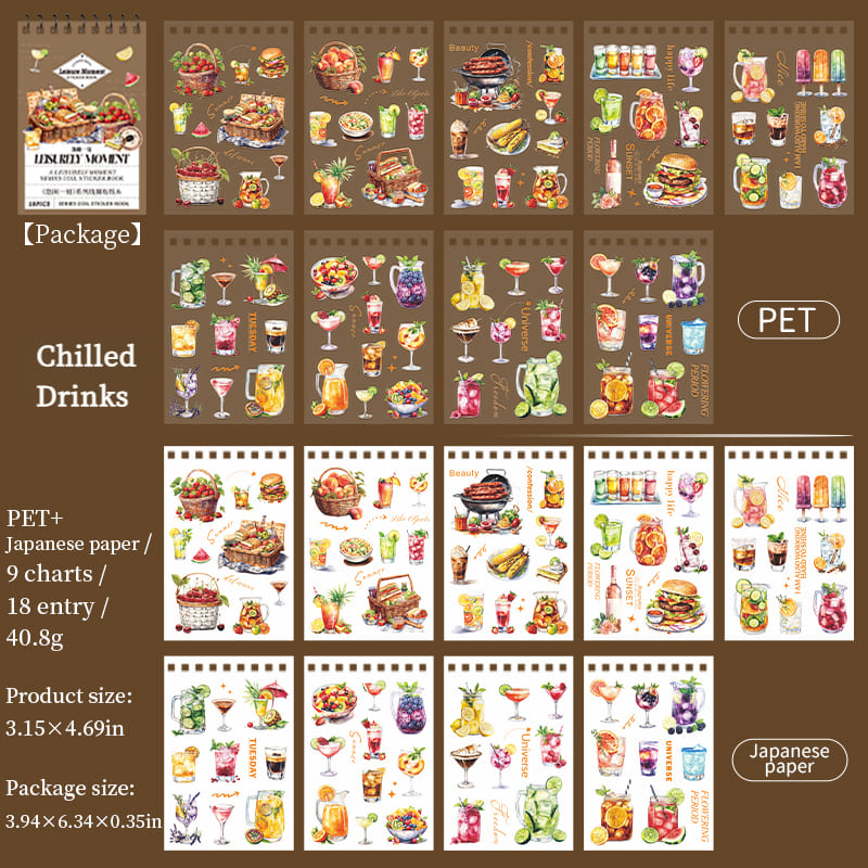 Leisurely Moment Sticker Book