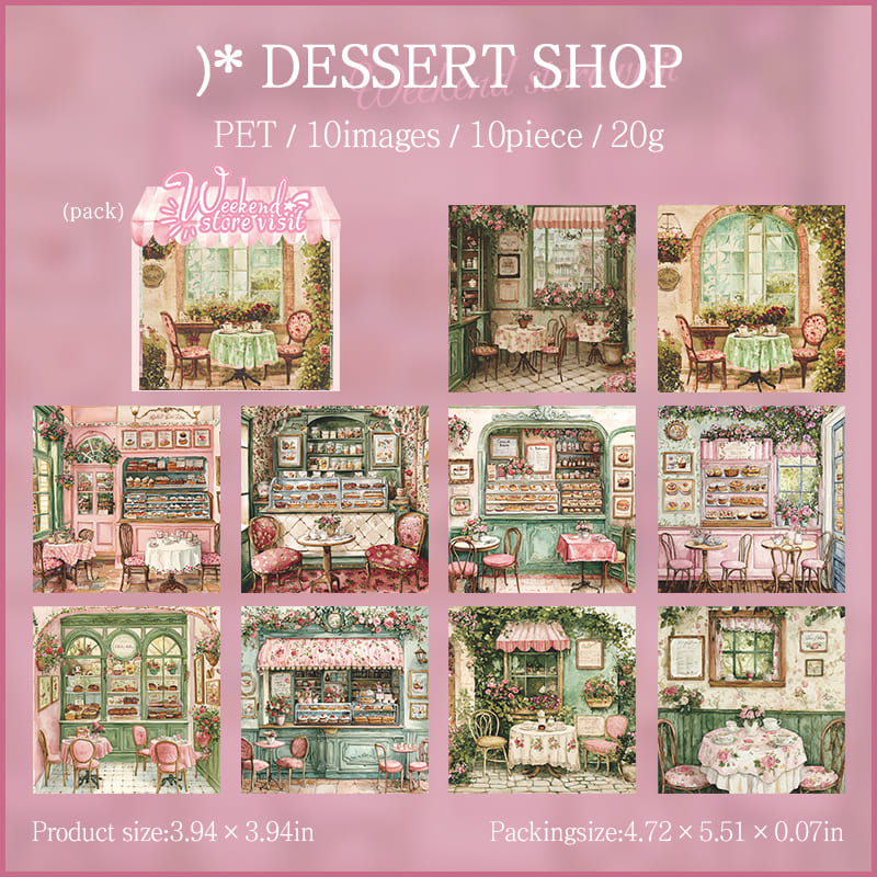 Leisurely Shopping Series Stickers