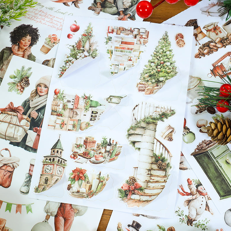 Warm Christmas Sticker Book