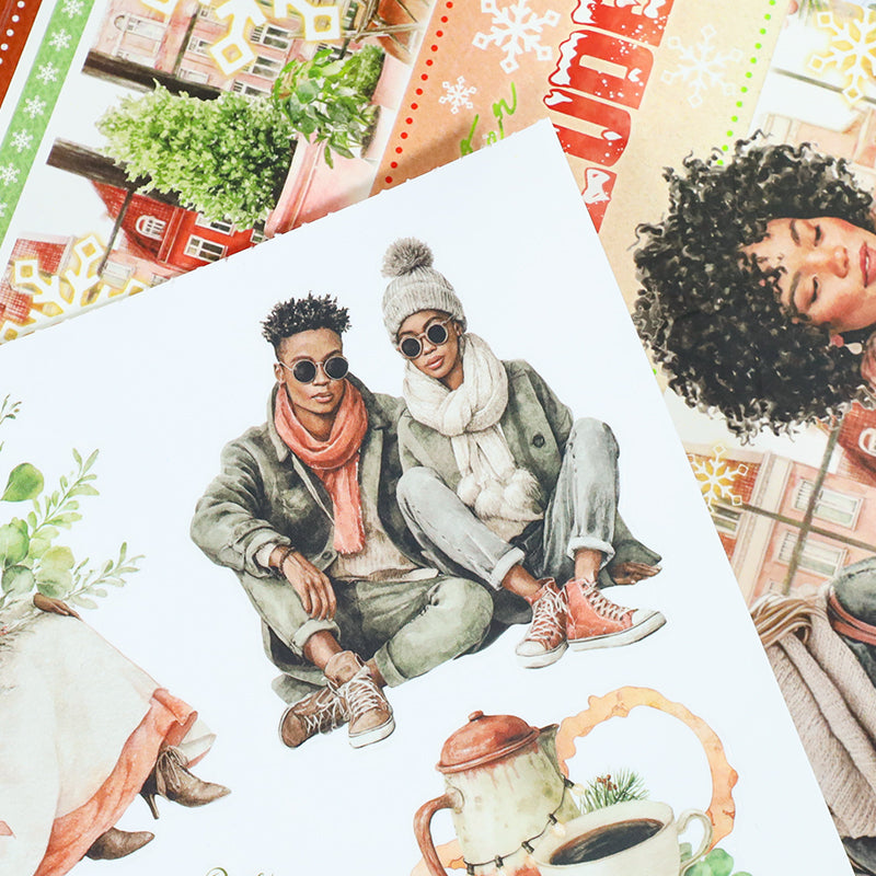 Warm Christmas Sticker Book