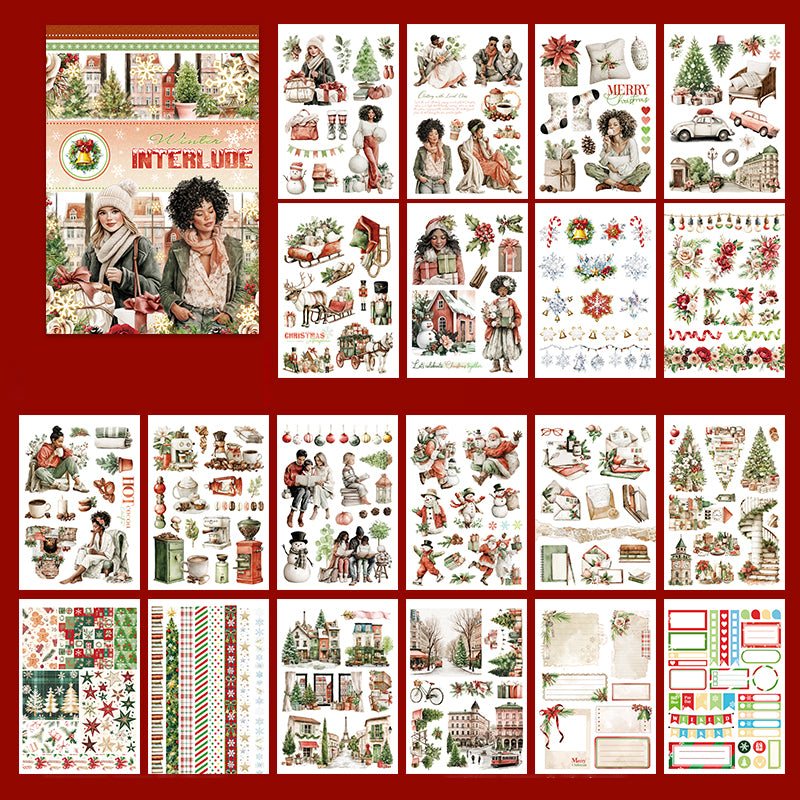 Warm Christmas Sticker Book