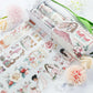 4PCS Warm Home Series PET/Washi Tape Set