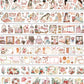 4PCS Warm Home Series PET/Washi Tape Set