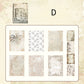 Flower Theme Relief  Scrapbook Paper