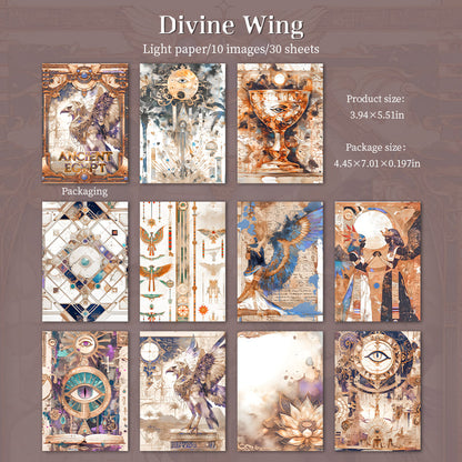 Mystical Egypt Scrapbook Paper