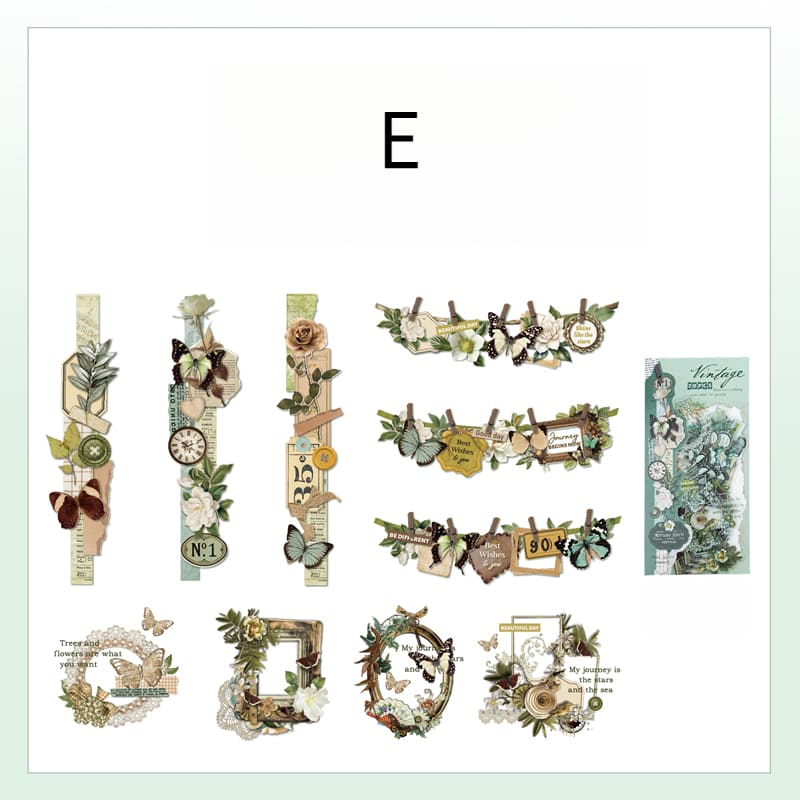 Misty Garden Series Sticker Pack
