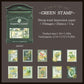 Gold-embossed postage stamp Scrapbook Paper