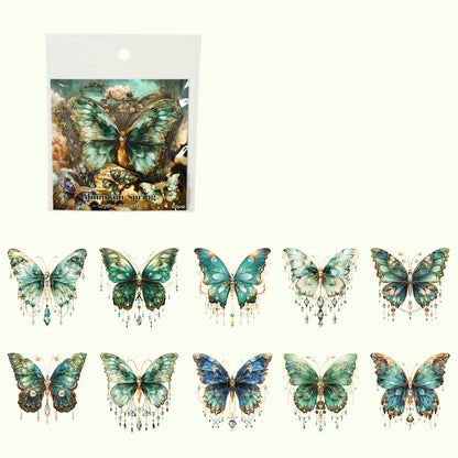 Crystal Butterfly Stickers