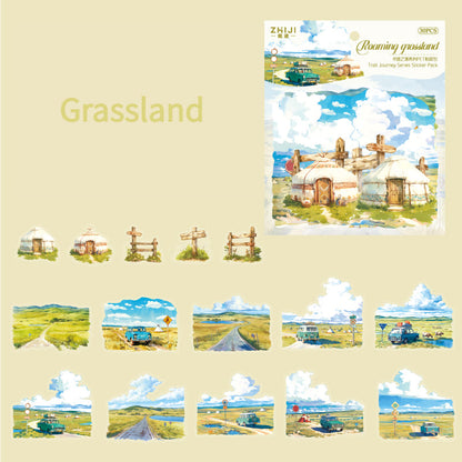 15PCS Scenery Series Sticker Pack