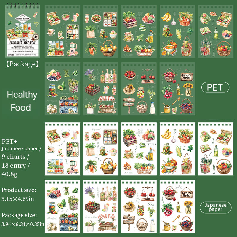 Leisurely Moment Sticker Book