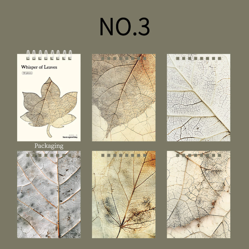 Leaf Theme Scrapbook Paper