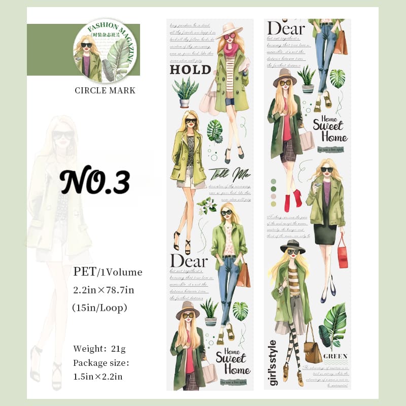 Fashion Lady PET Tape