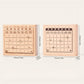 Schedule Plan Cat Wooden Stamp