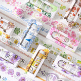 7PCS Flowers Series Washi Paper Tape