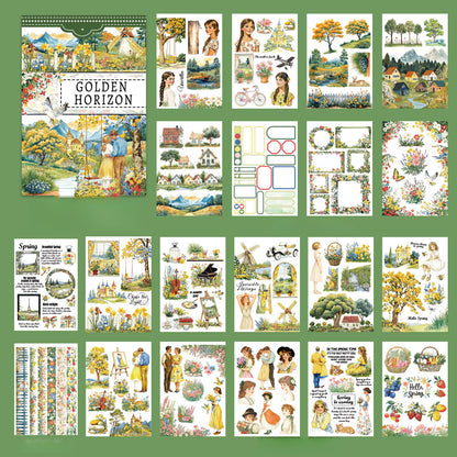 Autumn-Themed Sticker Book