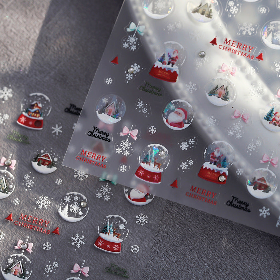 Christmas Theme Mini Decor Stickers