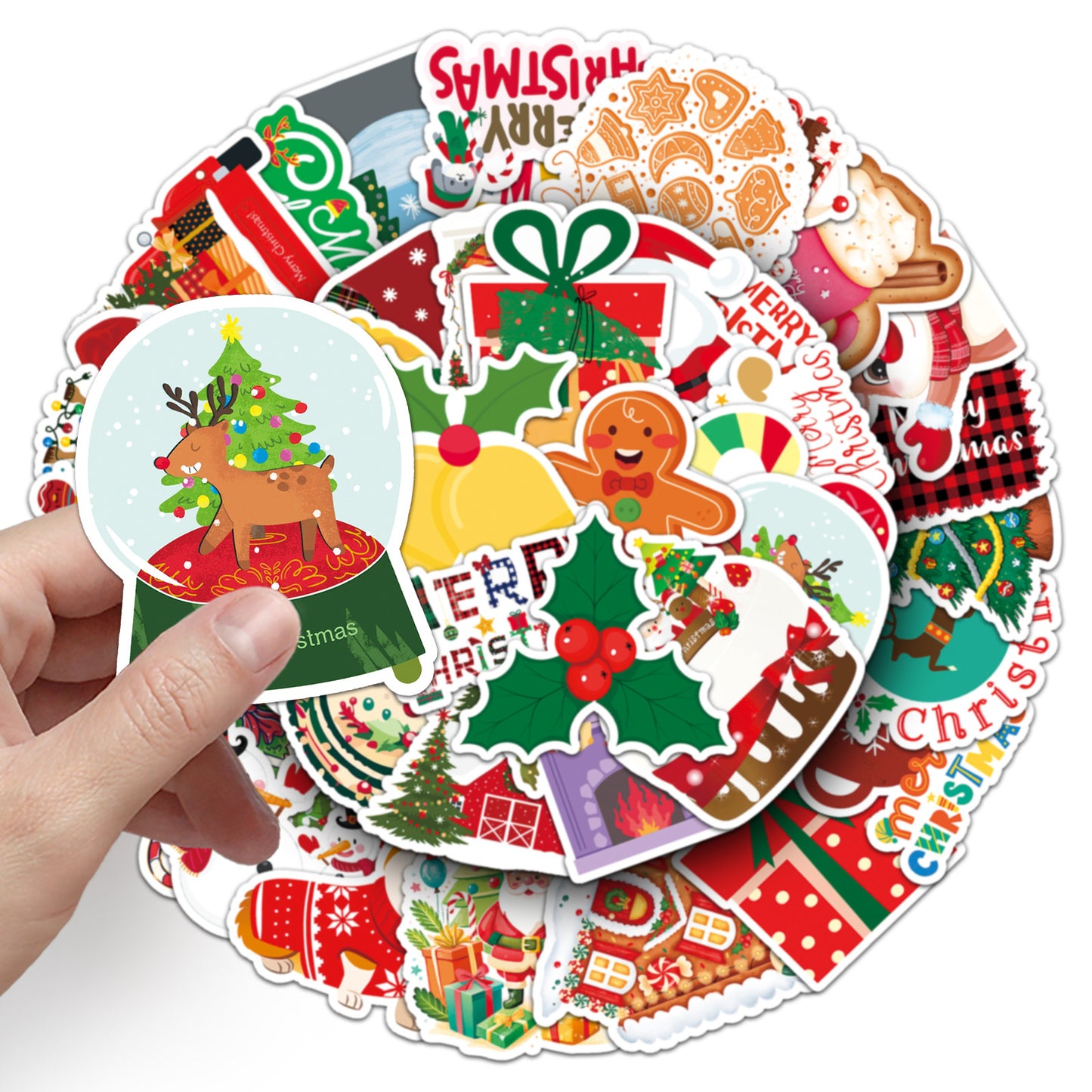 50 Christmas Stickers Pack