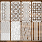 8PCS Stencil Masking Boards