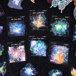 Fireworks PET Stickers Set – colorful decorative stickers for journaling and scrapbooks