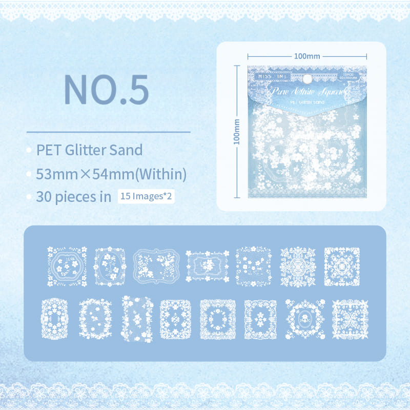 Lace Border Sticker Pack