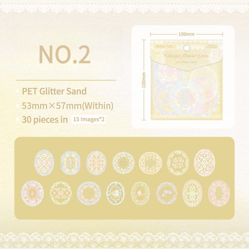 Lace Border Sticker Pack