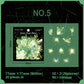 Green fireworks PET sticker