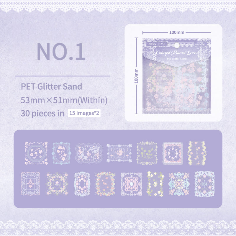 Lace Border Sticker Pack