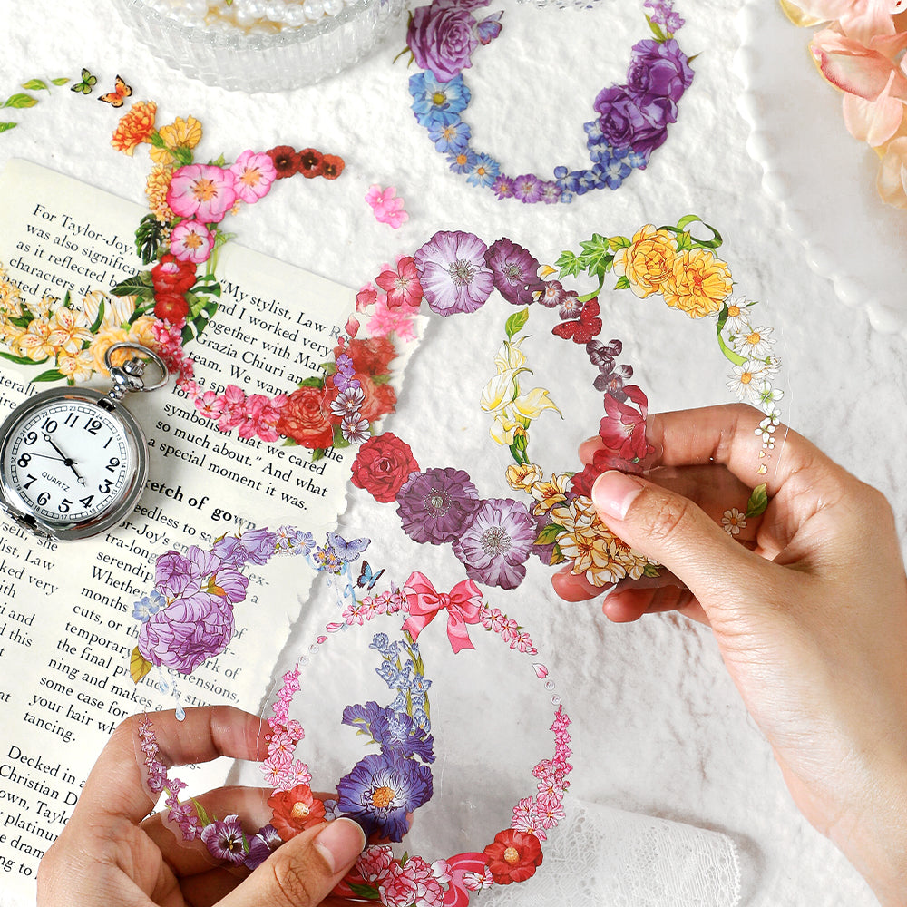 Floral Wreath Sticker Pack