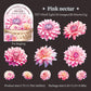 Iridescent Floral Stickers
