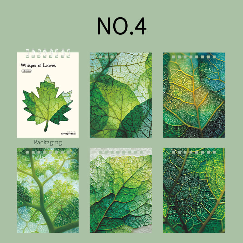 Leaf Theme Scrapbook Paper