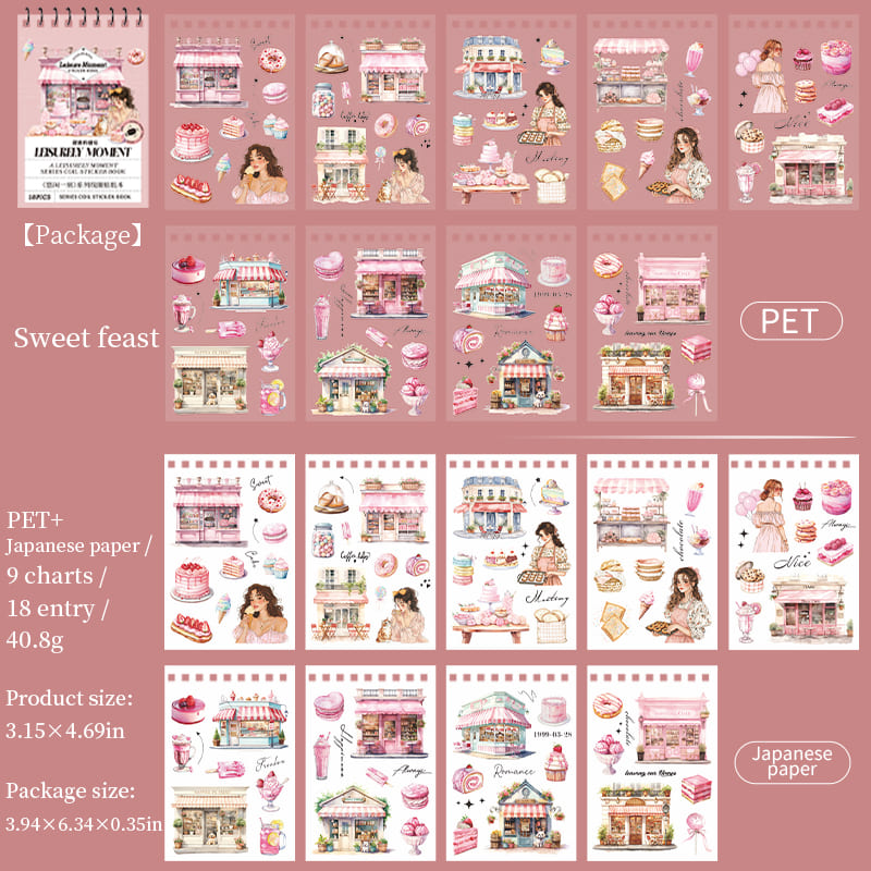 Leisurely Moment Sticker Book