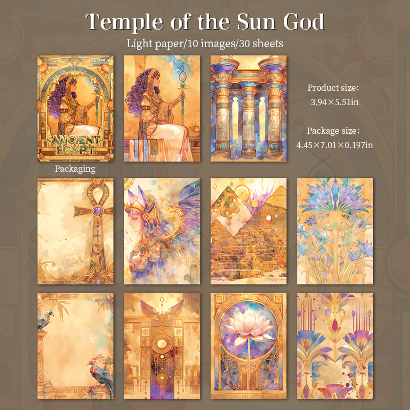 Mystical Egypt Scrapbook Paper